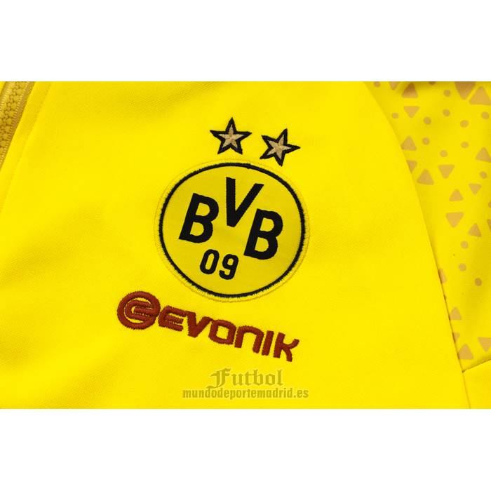 Chandal de Sudadera del Borussia Dortmund 2023-2024 Amarillo y Negro